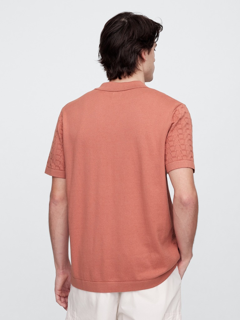 Textured Sweater Vacay Shirt