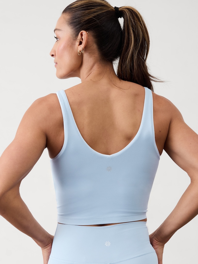 Transcend Tipped V Crop Sports Bra A-C