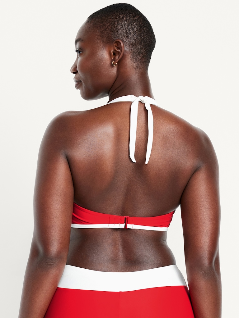 Matte Halter Swim Top