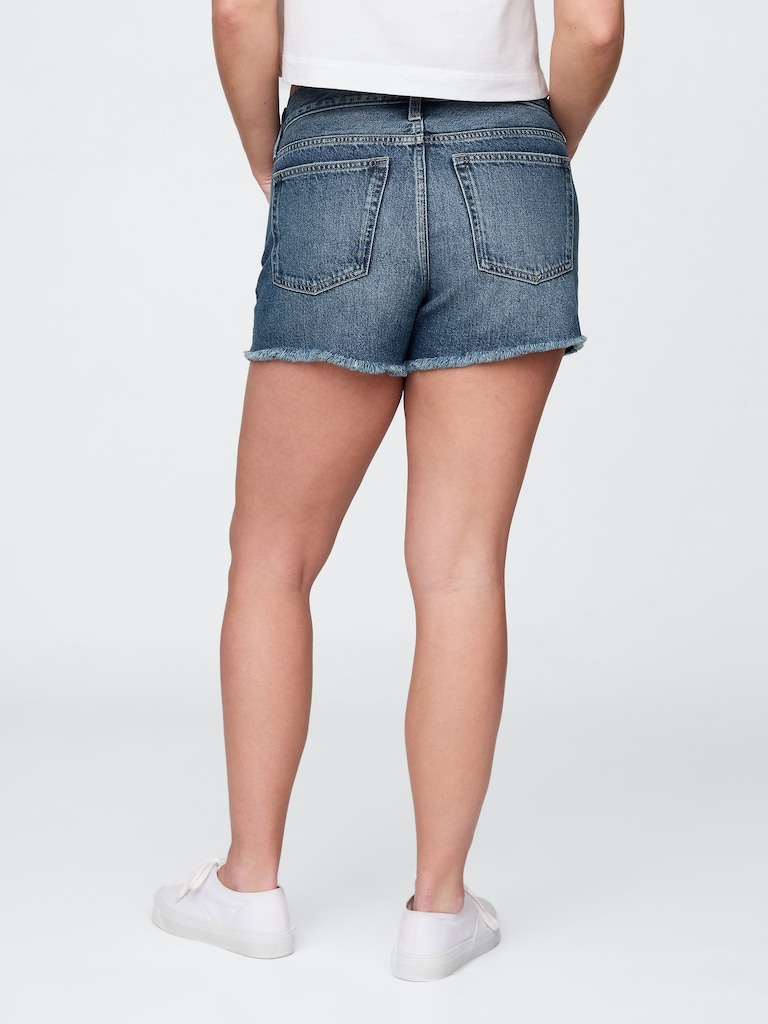 4" Mid Rise UltraSoft Relaxed Cutoff Shorts