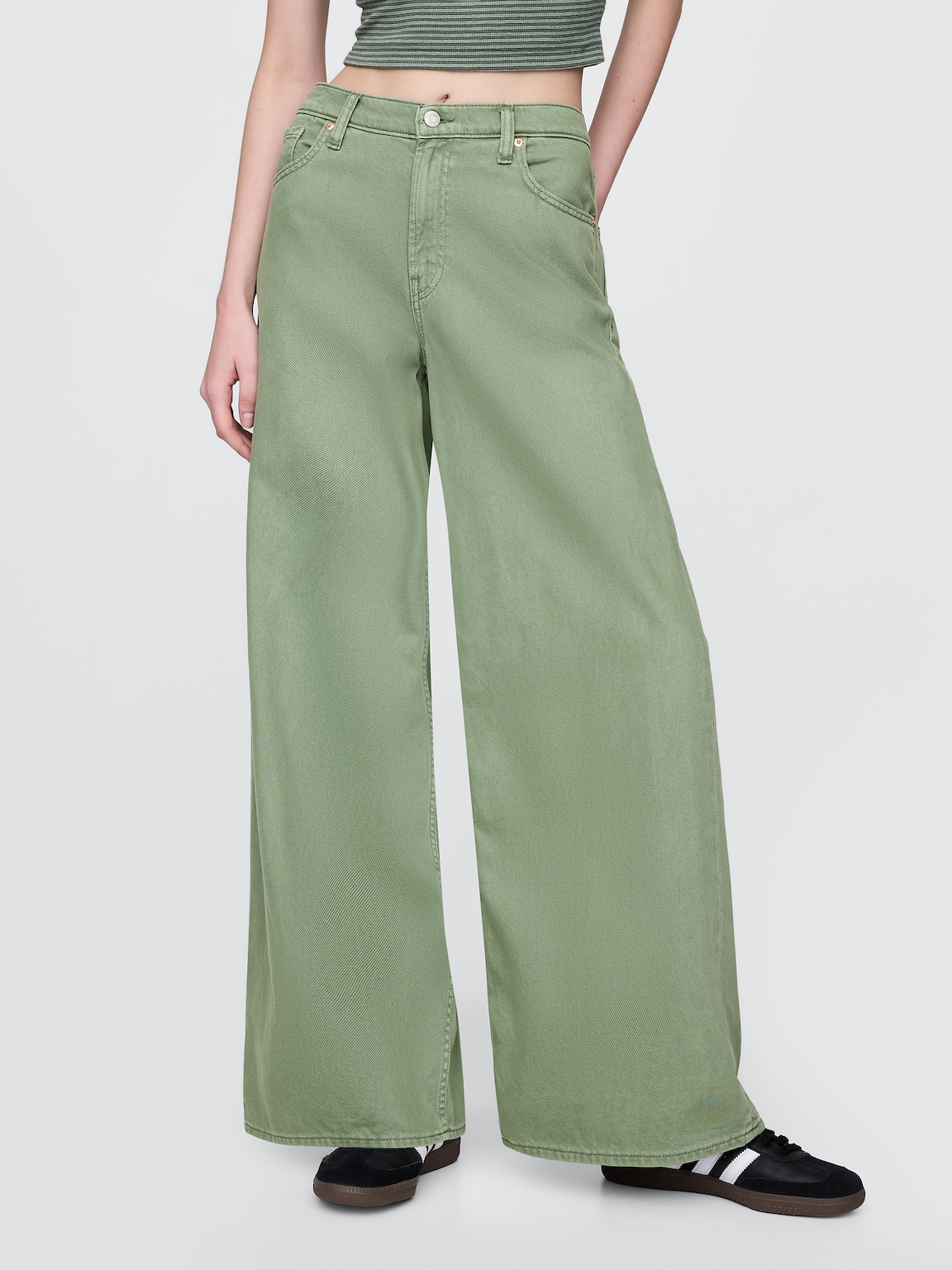 Mid Rise UltraSoft Baggy Jeans