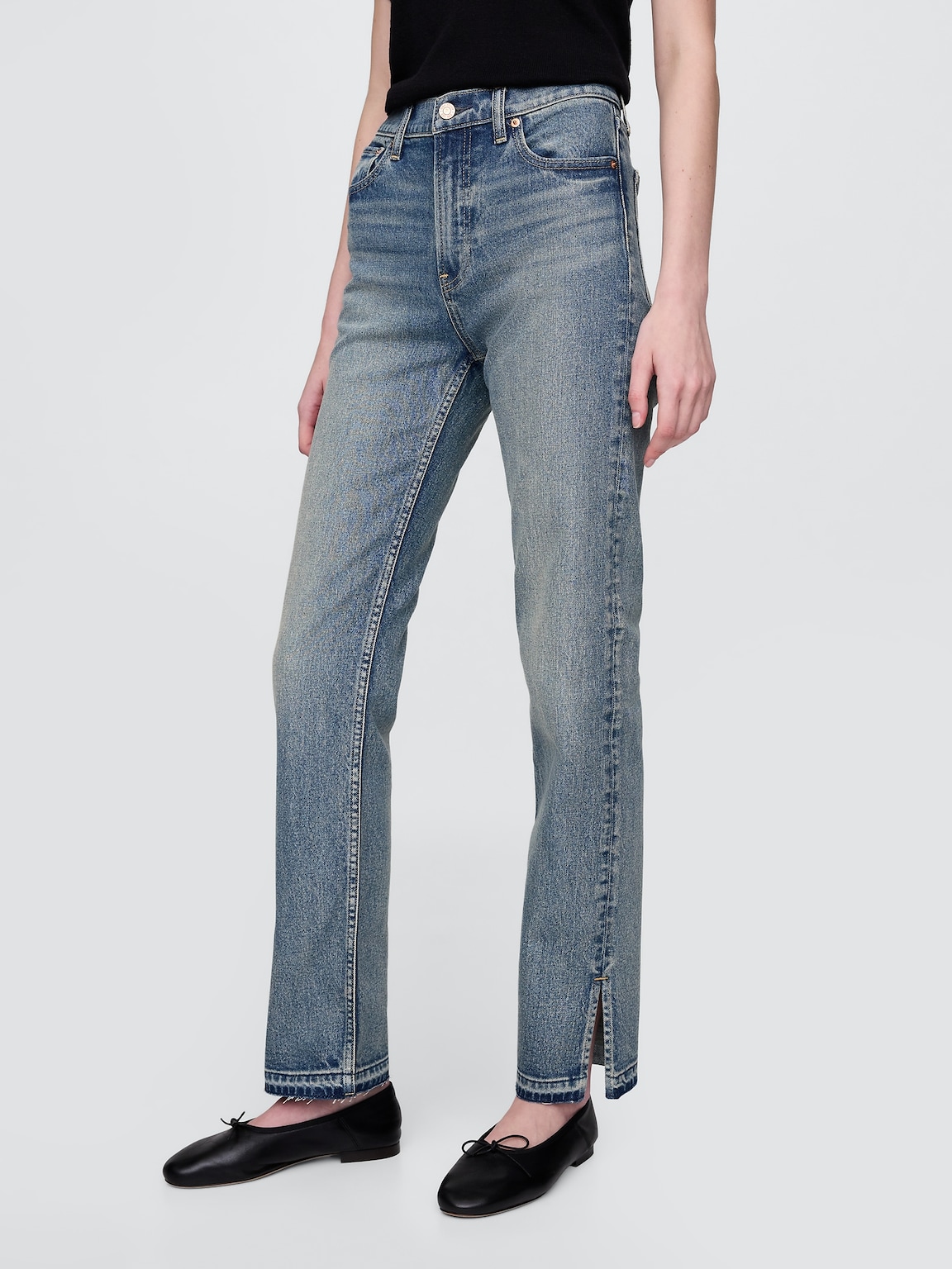 High Rise '90s Slim Straight Jeans