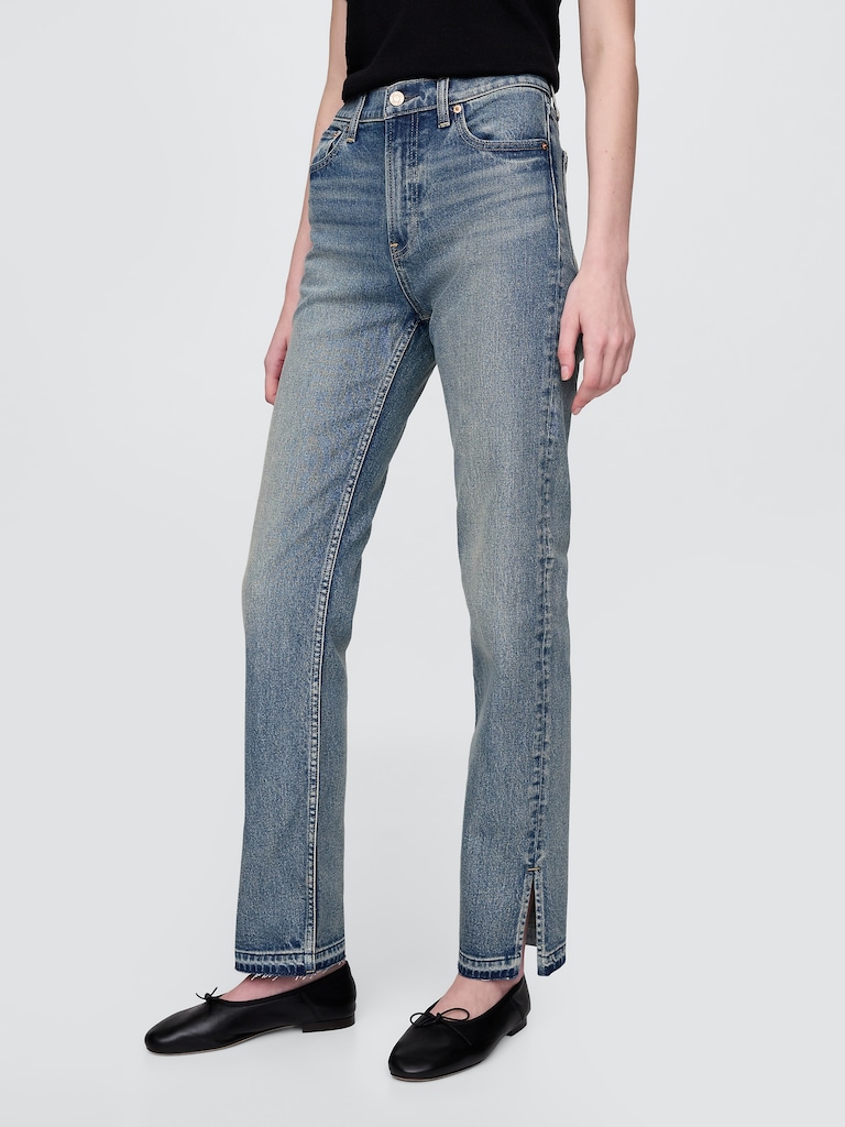 High Rise '90s Slim Straight Jeans