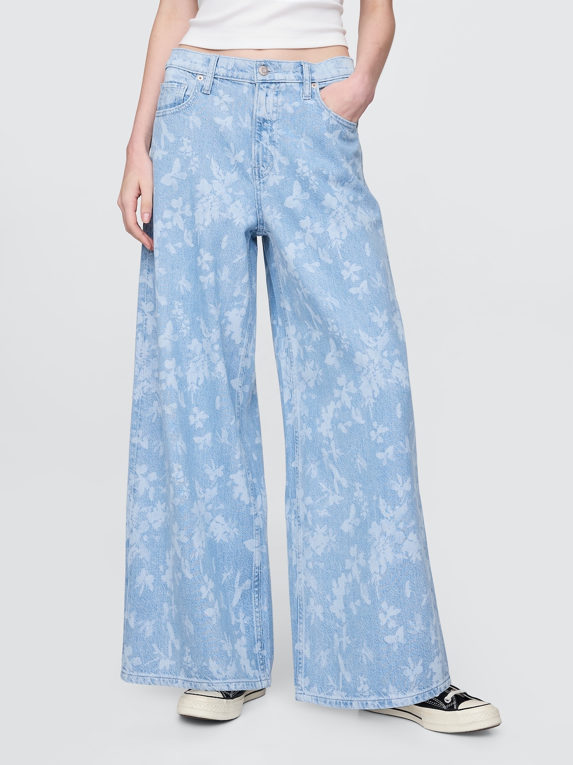 Mid Rise UltraSoft Baggy Jeans