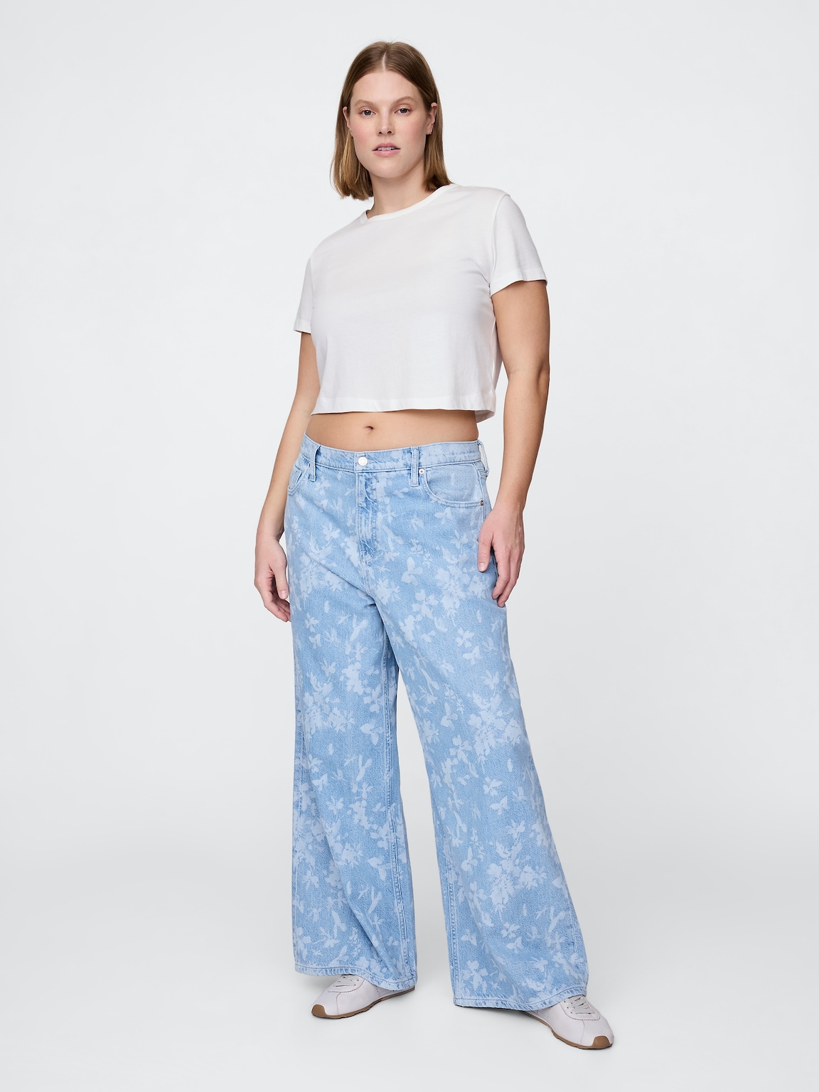 Mid Rise UltraSoft Baggy Jeans