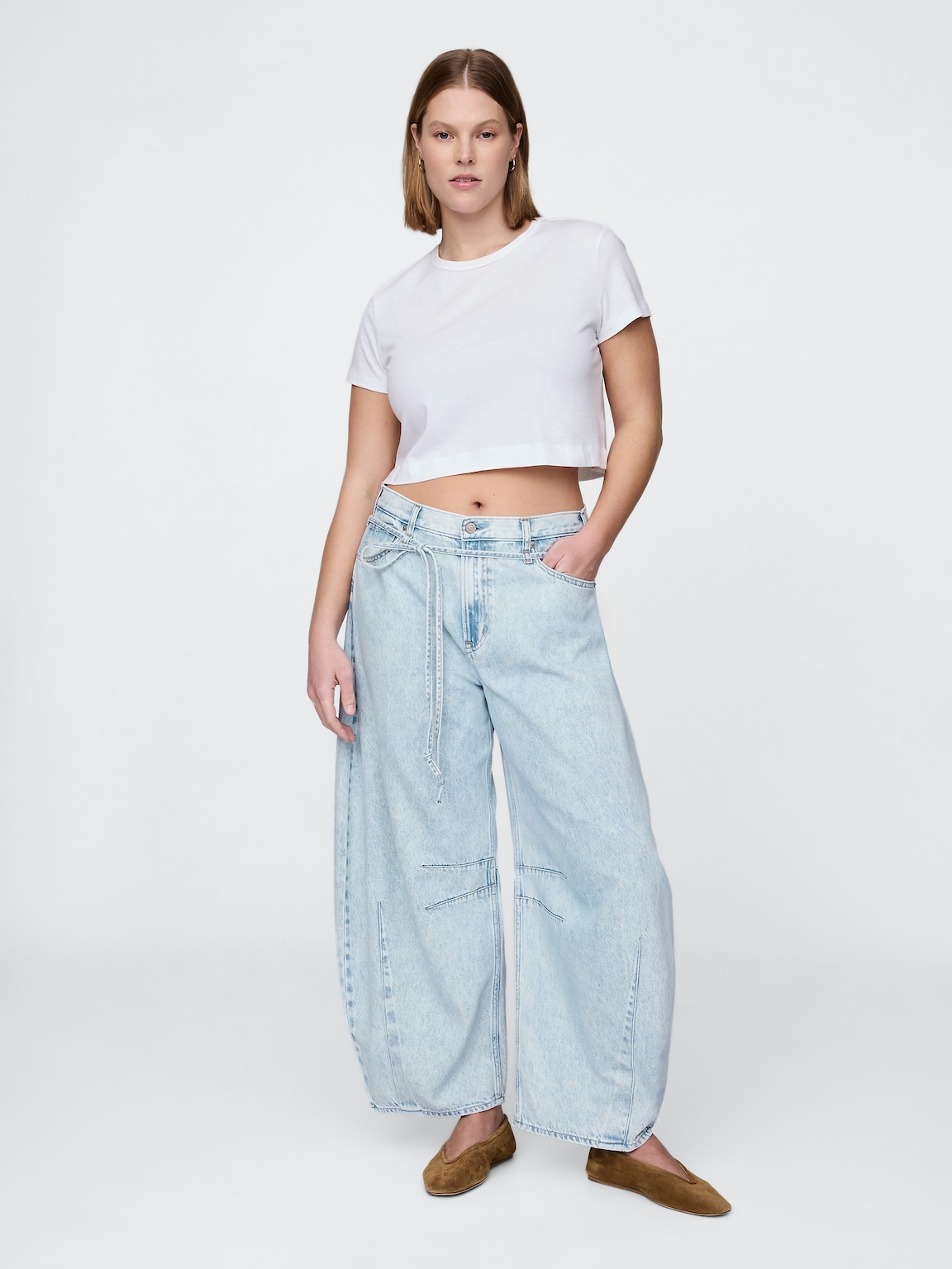 High Rise UltraSoft Horseshoe Jeans