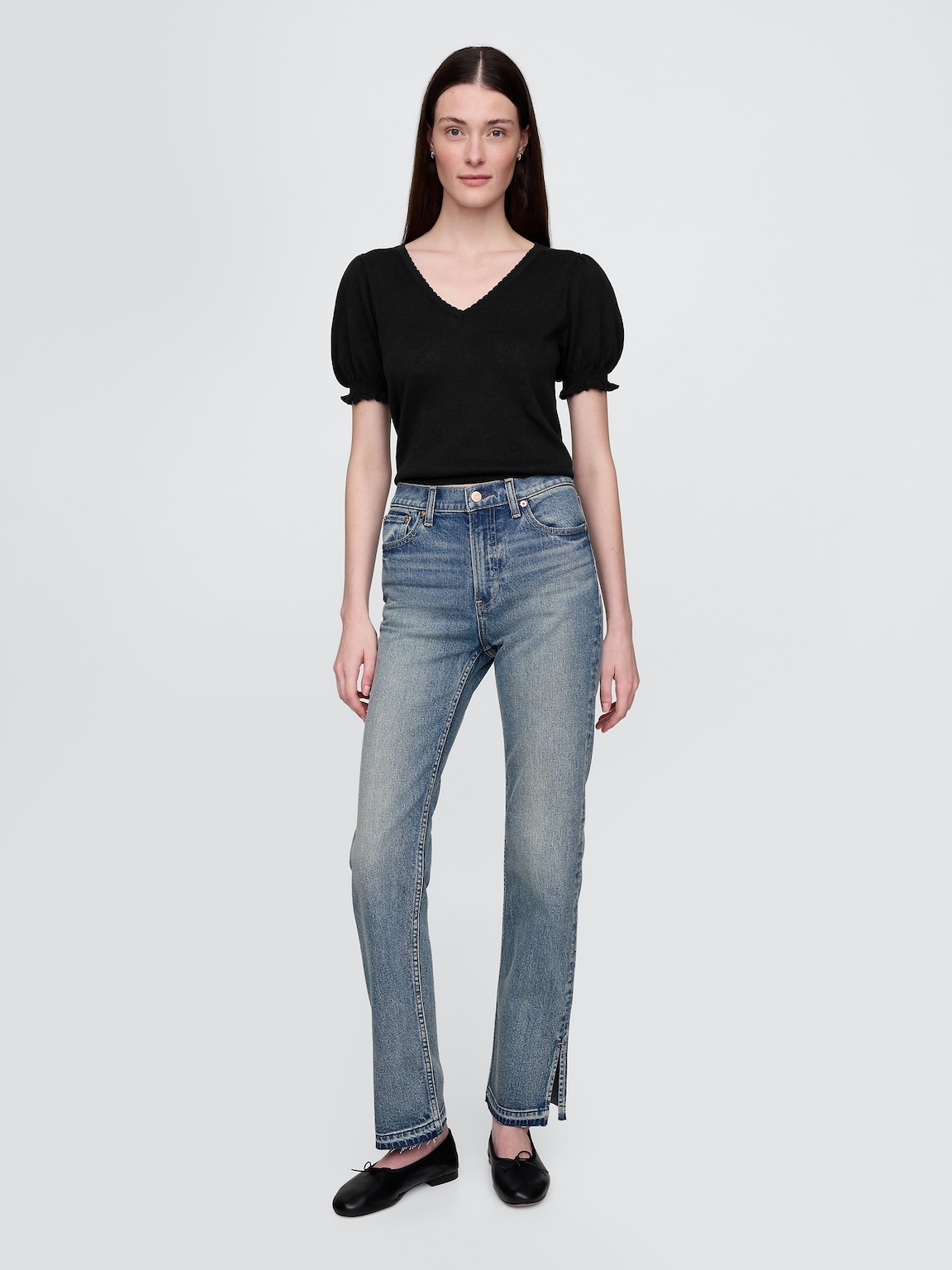 High Rise '90s Slim Straight Jeans
