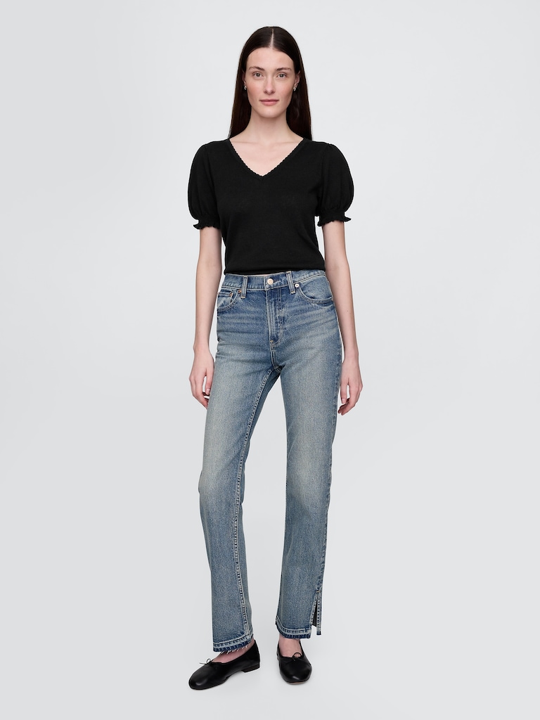 High Rise '90s Slim Straight Jeans