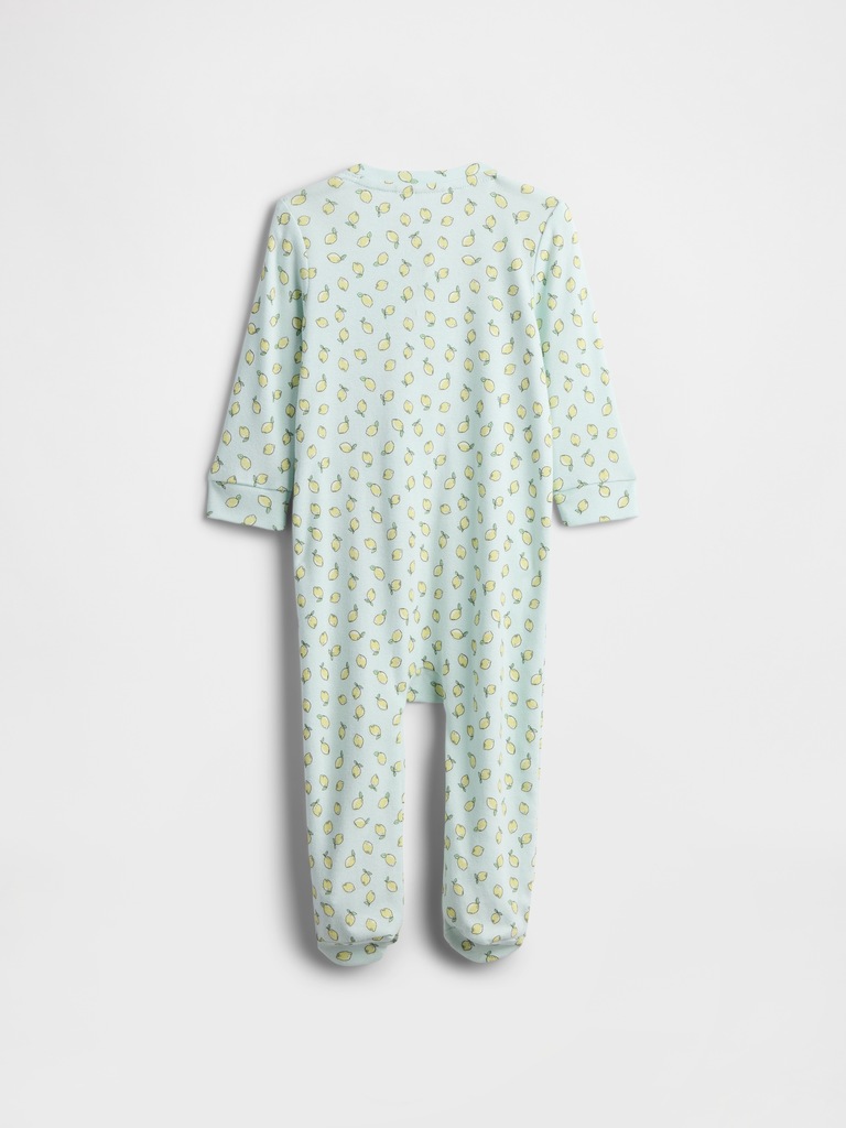 Baby Print Two-Way Zip One-Piece