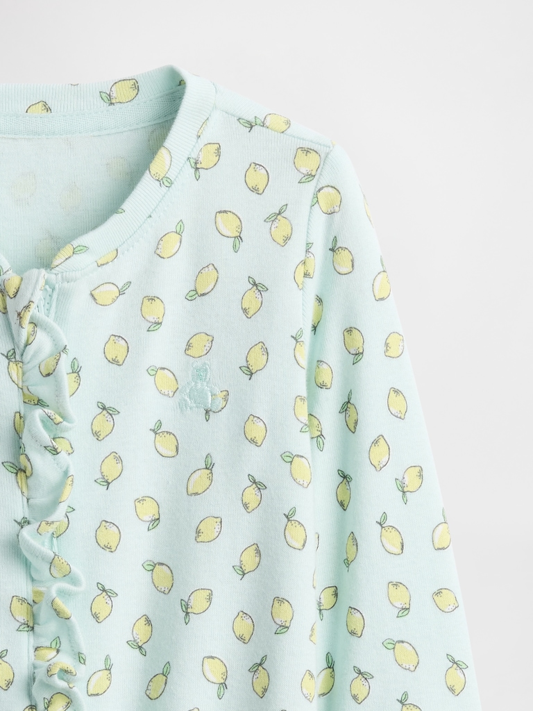 Baby Print Two-Way Zip One-Piece