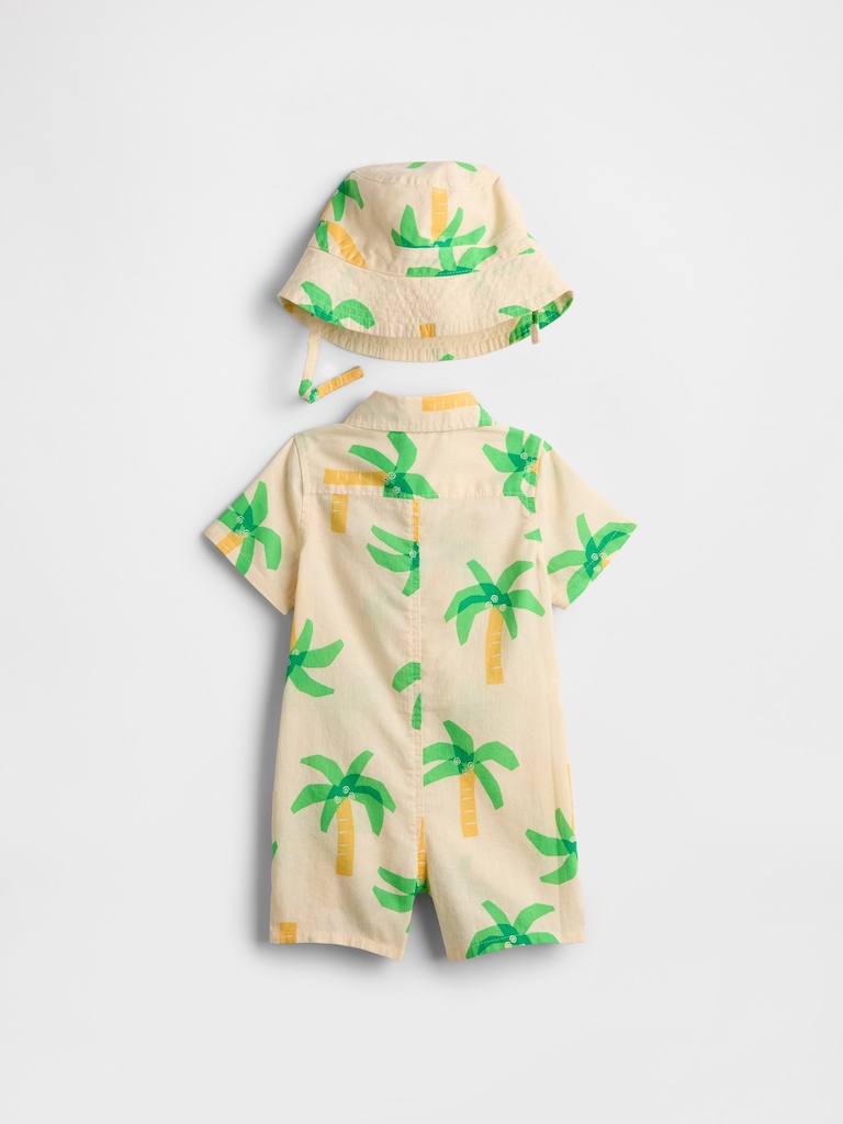 Baby Romper Two-Piece Outfit Set