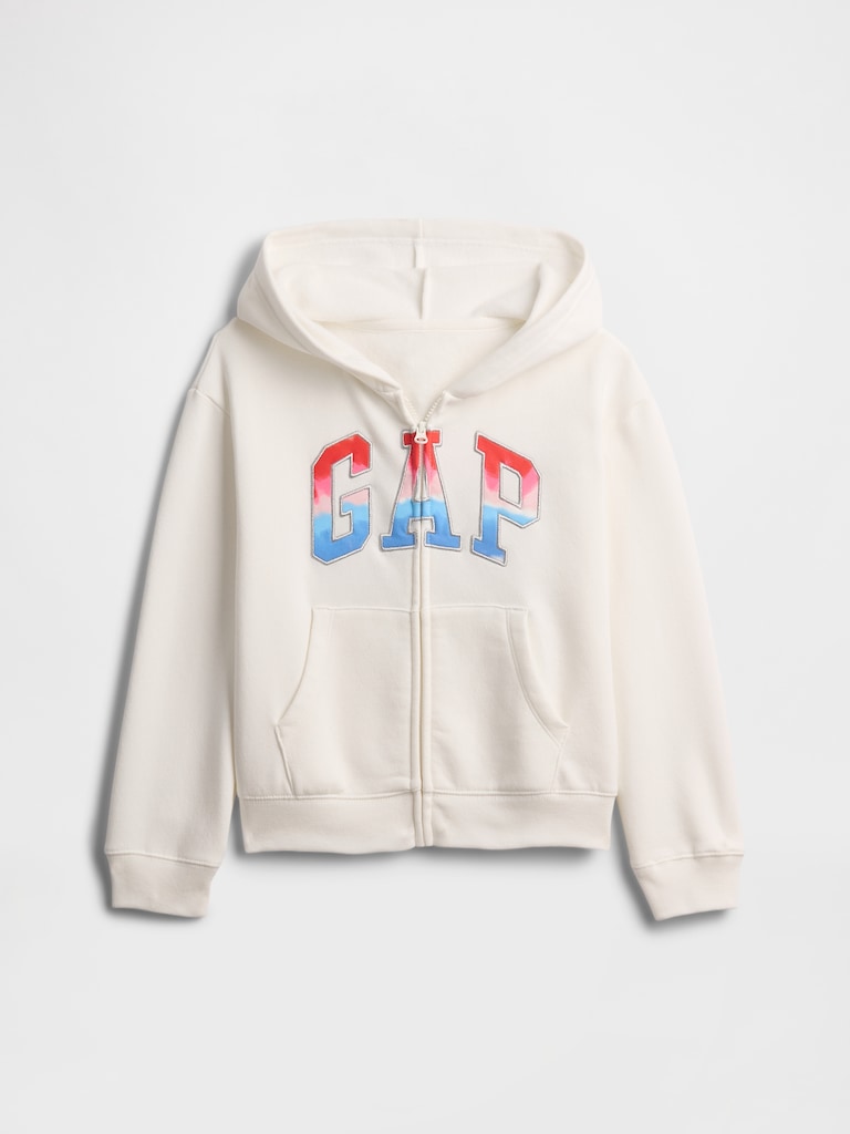Kids Relaxed Gap Logo Zip Hoodie