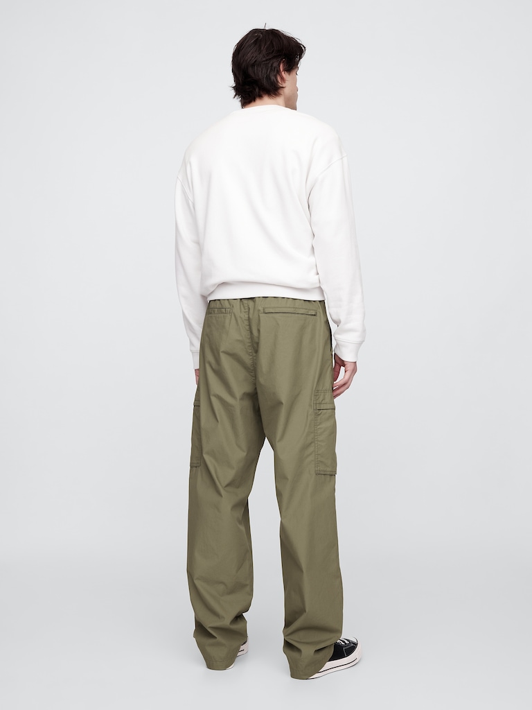 Baggy Pull-On Cargo Pants