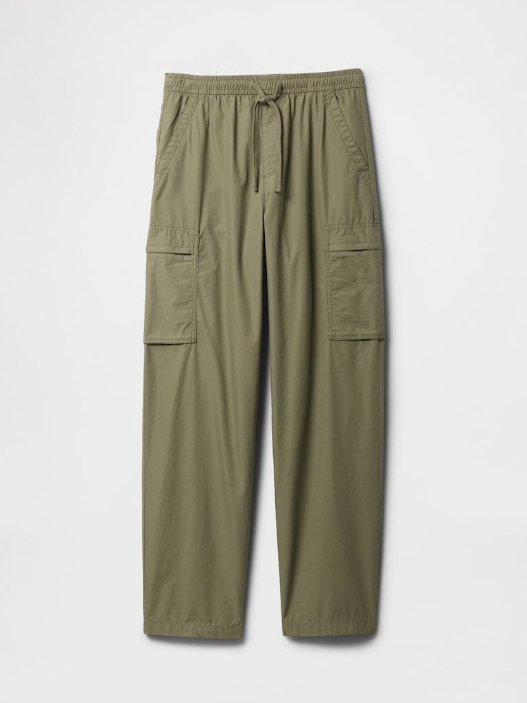 Baggy Pull-On Cargo Pants