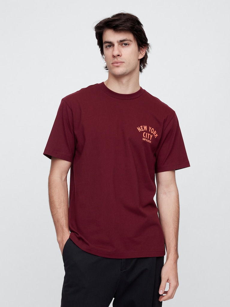 Everyday Soft Relaxed Gap NYC Graphic T-Shirt