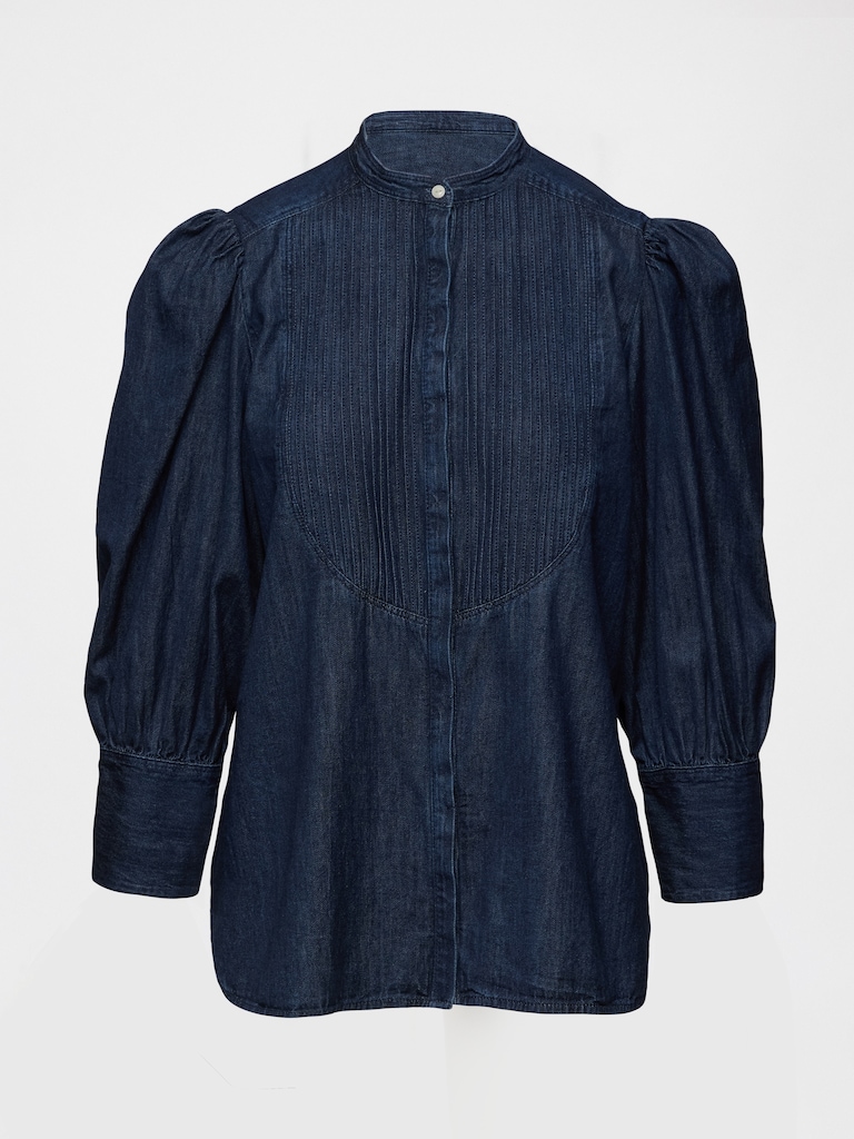 Gap × HFR Puff-Sleeve Denim Shirt by N'gai