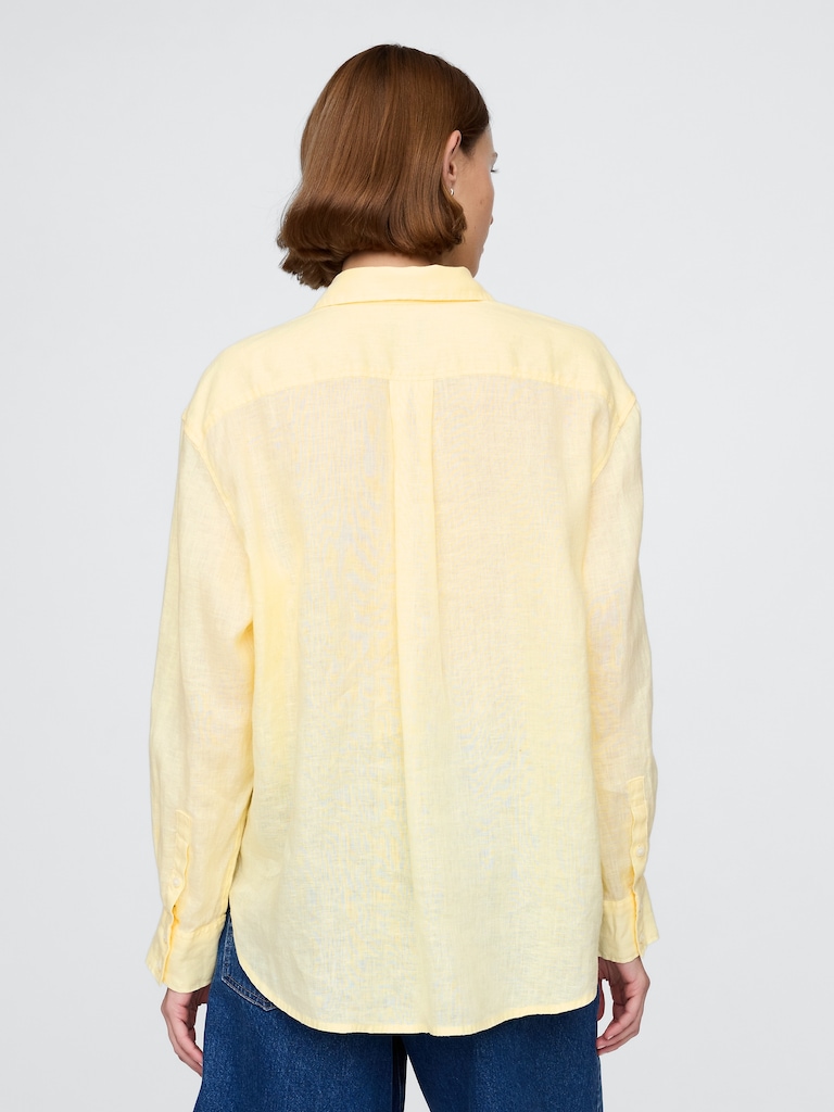 100% Linen Oversized Shirt