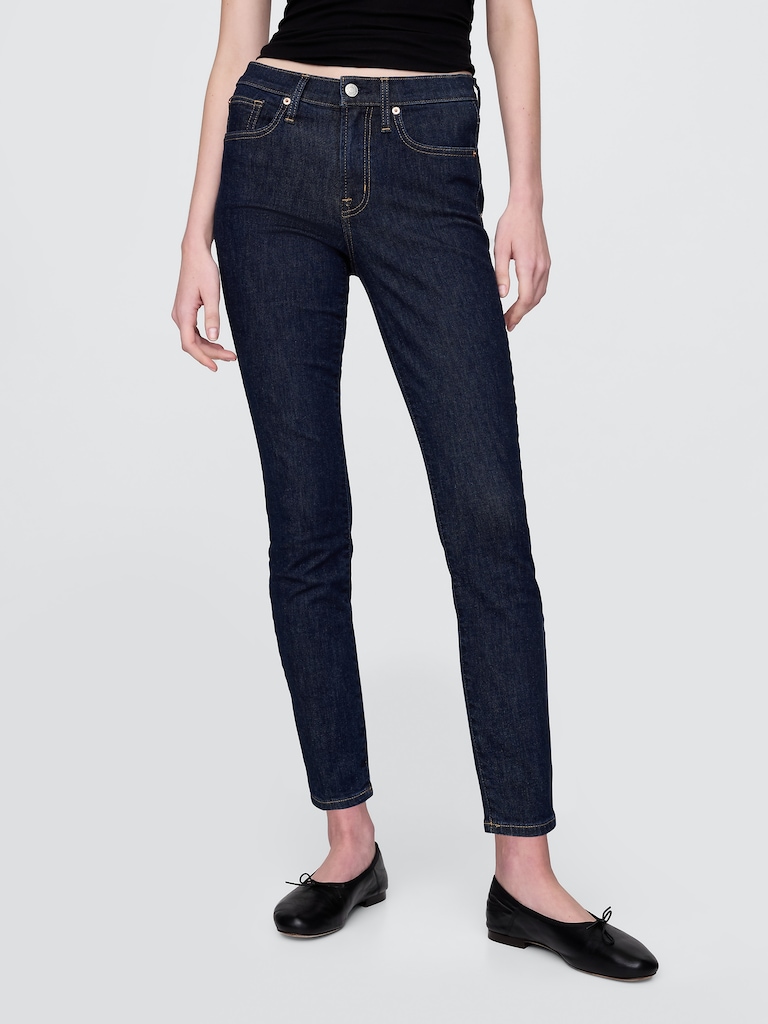 Mid Rise True Skinny Jeans