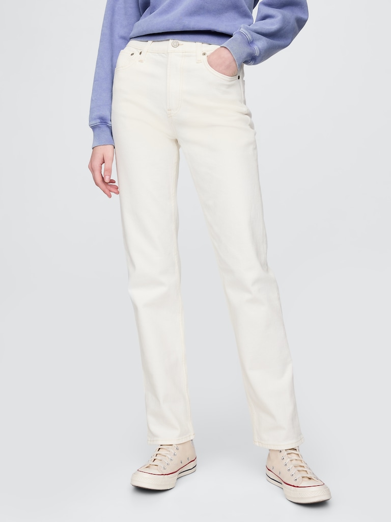 High Rise '90s Slim Straight Jeans