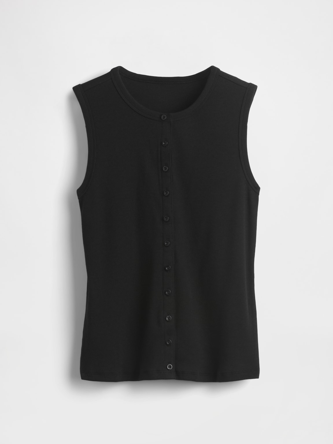 Modern Rib Cardigan Vest