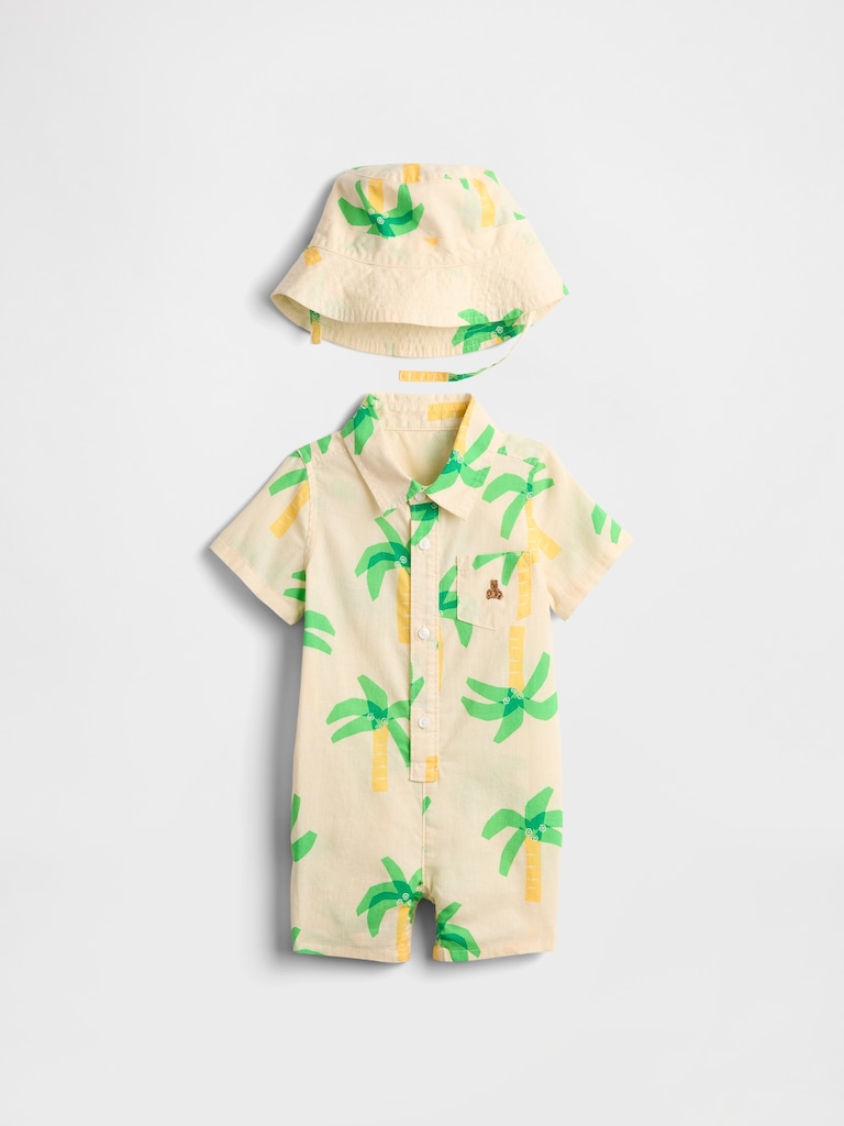 Baby Romper Two-Piece Outfit Set