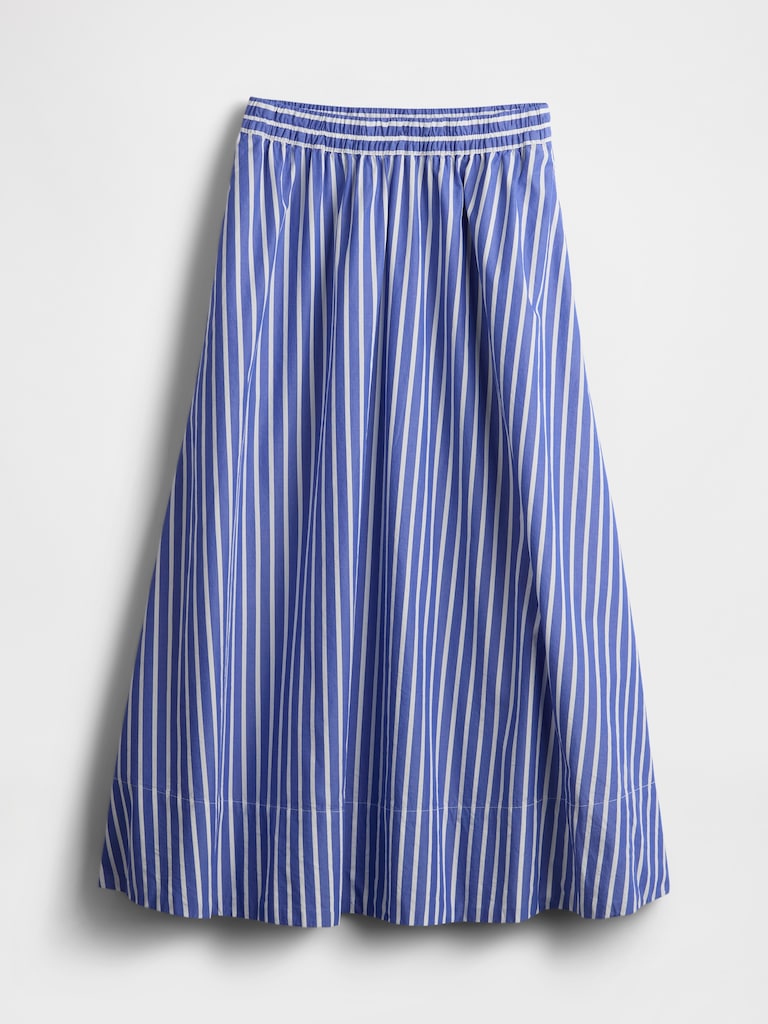 Poplin Maxi Skirt