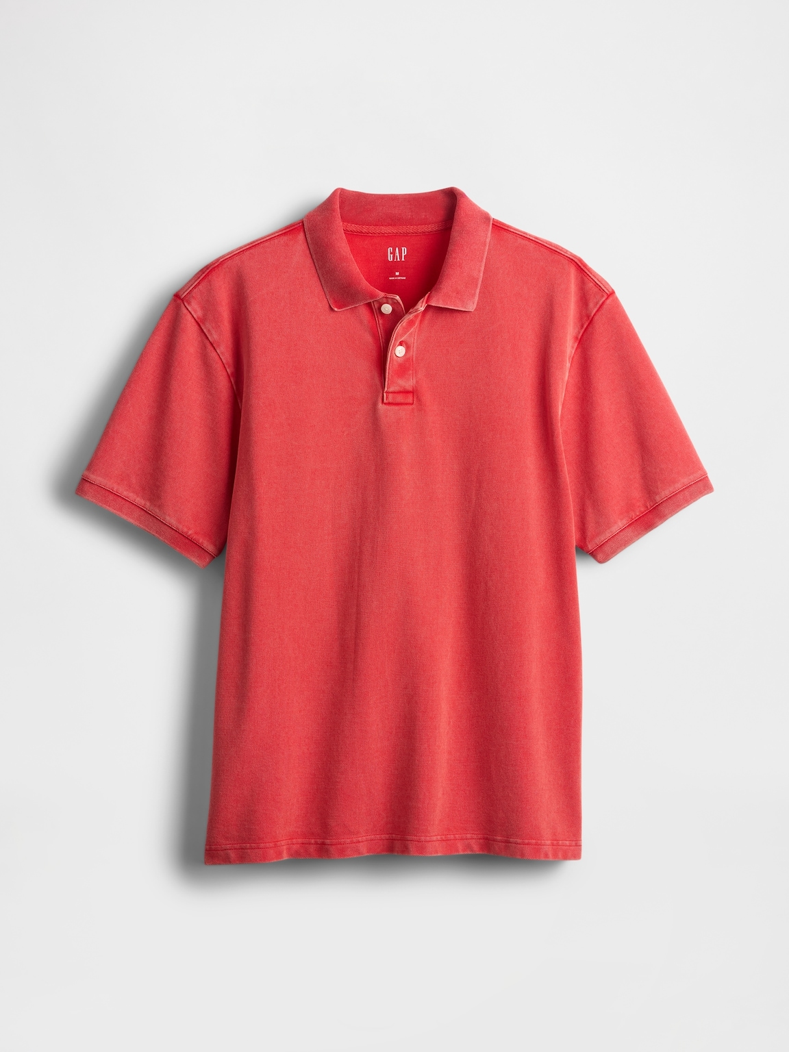 Relaxed Pique Polo Shirt