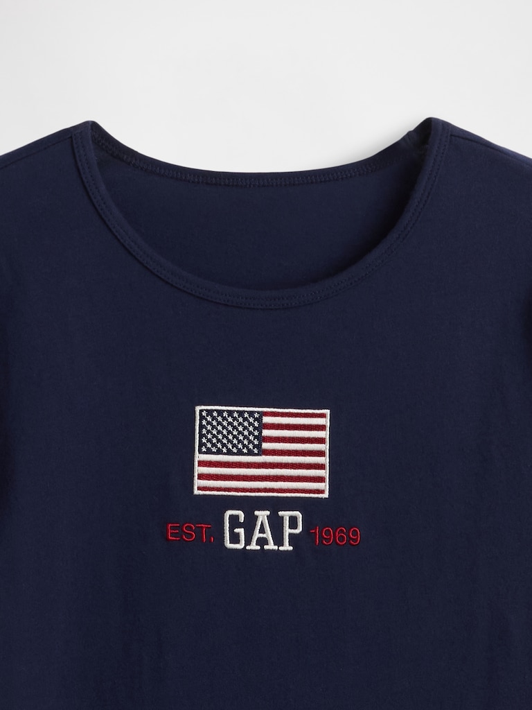 Crop Graphic T-Shirt