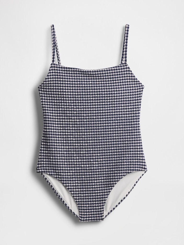Square-Neck One-Piece Swimsuit