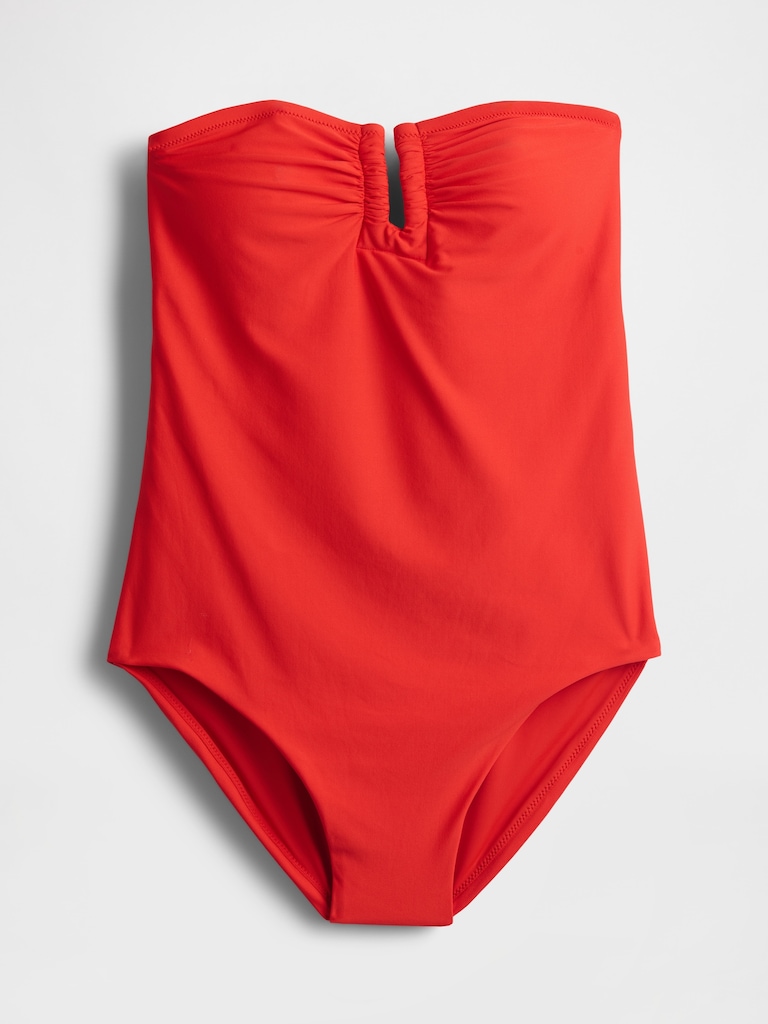 Strapless One-Piece Swimsuit