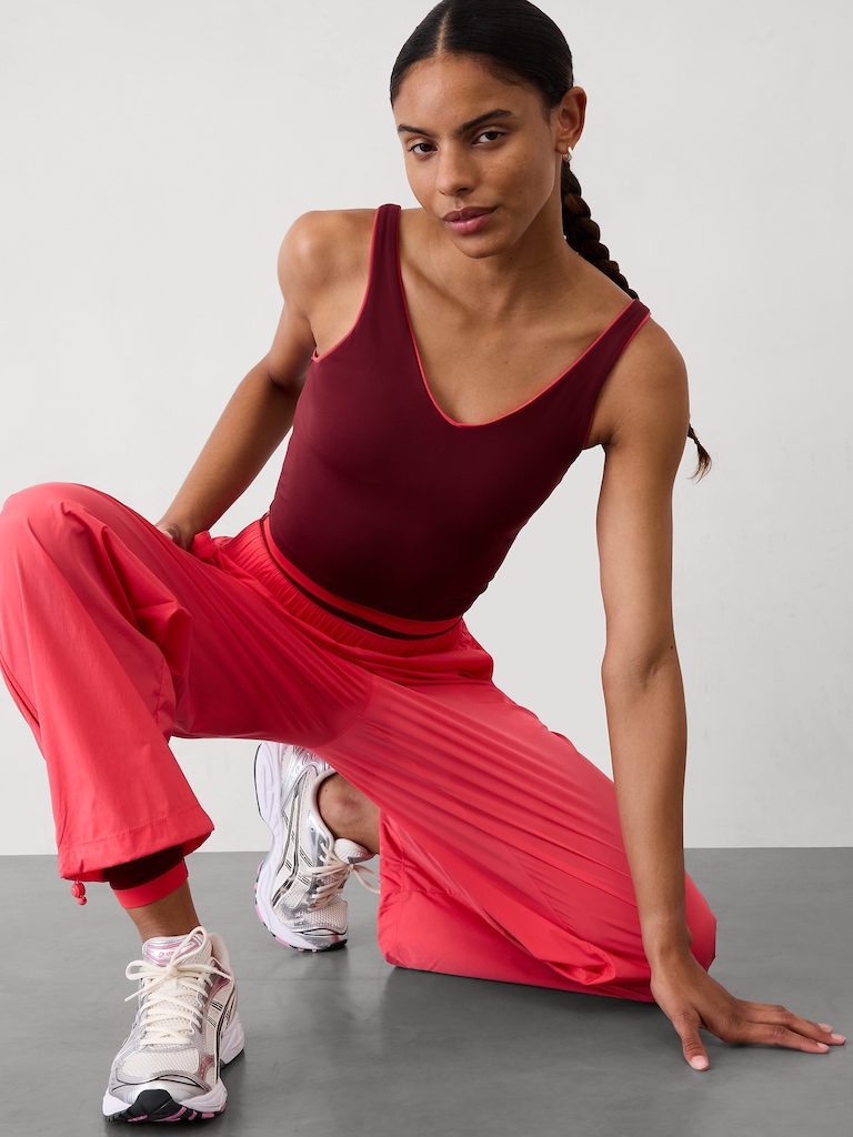 Transcend Tipped V Crop Sports Bra A-C