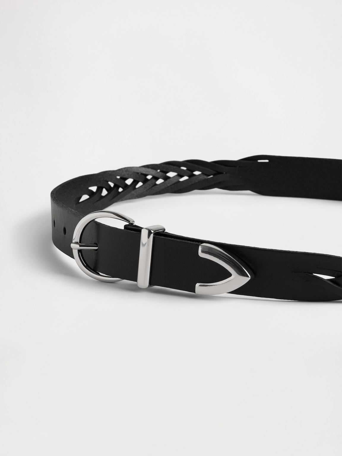 Braided Leather Belt