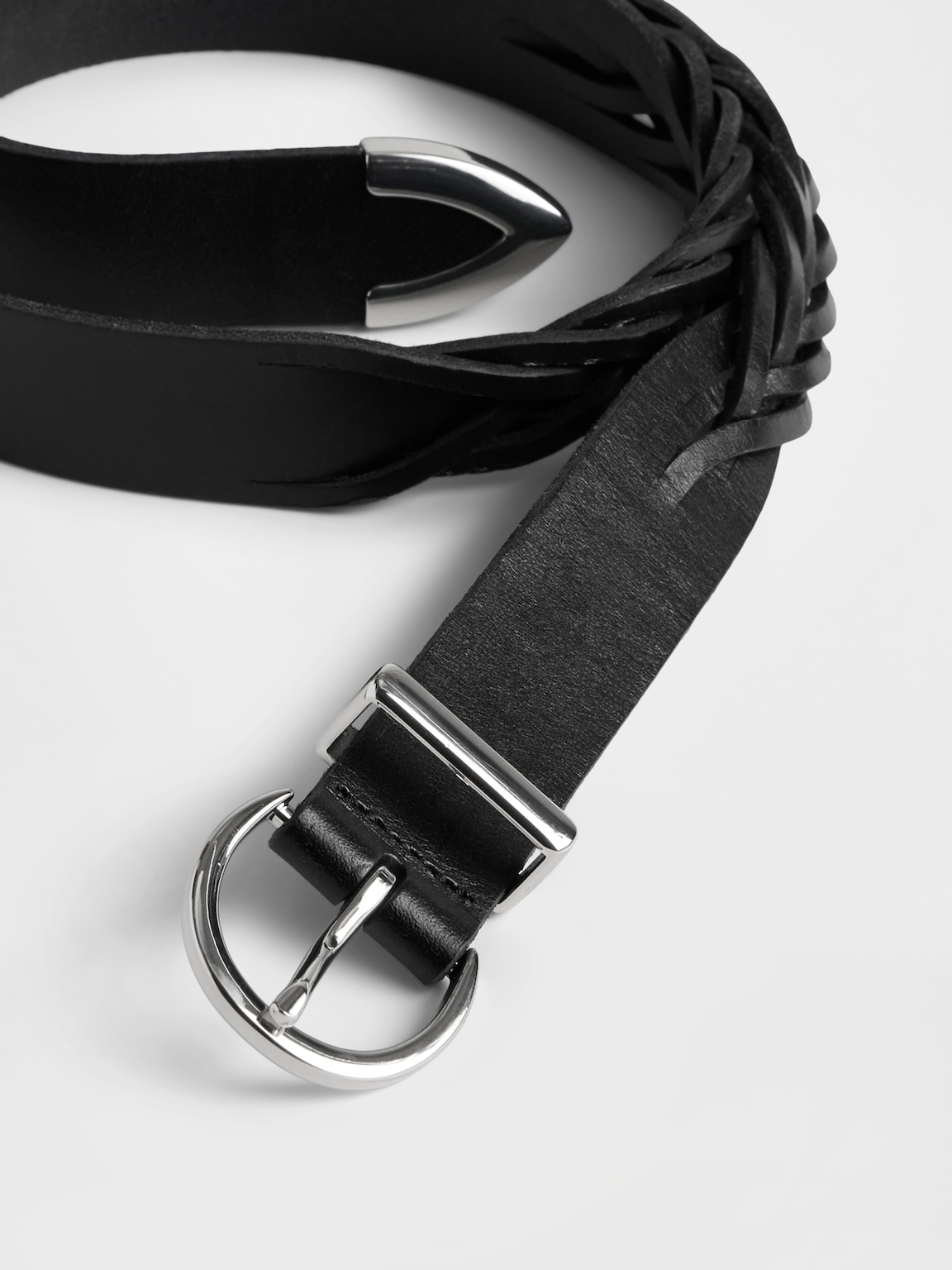 Braided Leather Belt