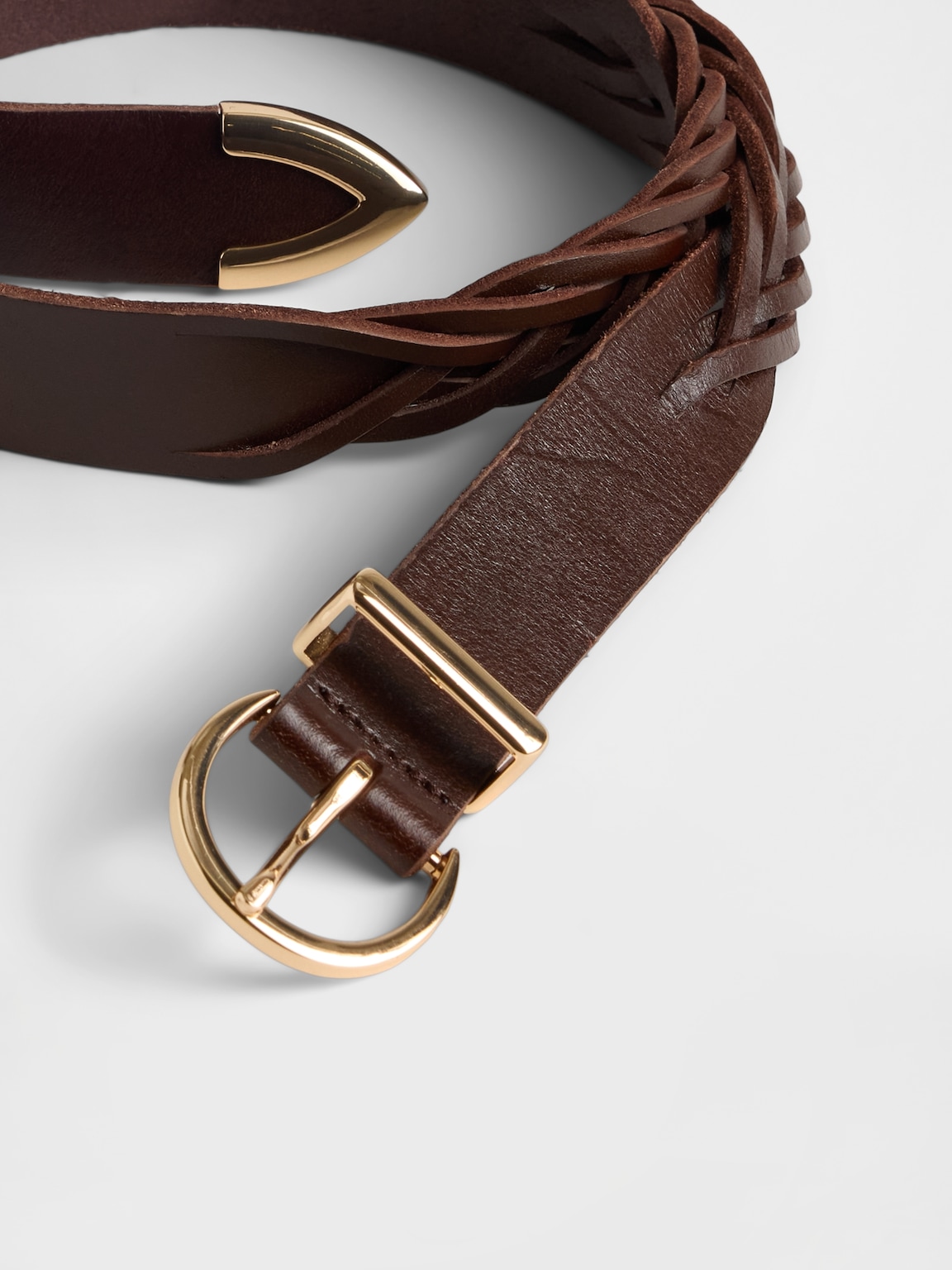 Braided Leather Belt