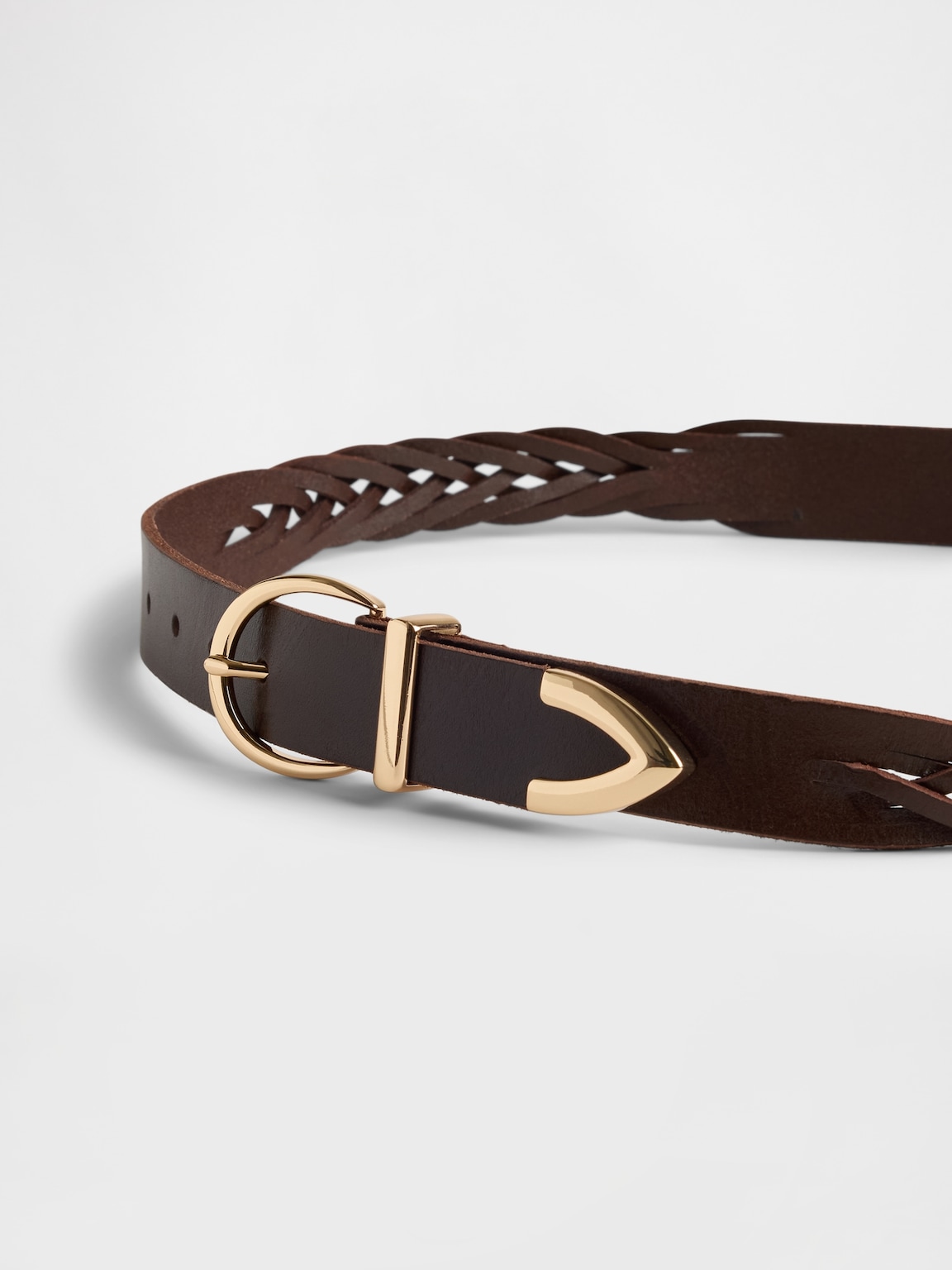 Braided Leather Belt