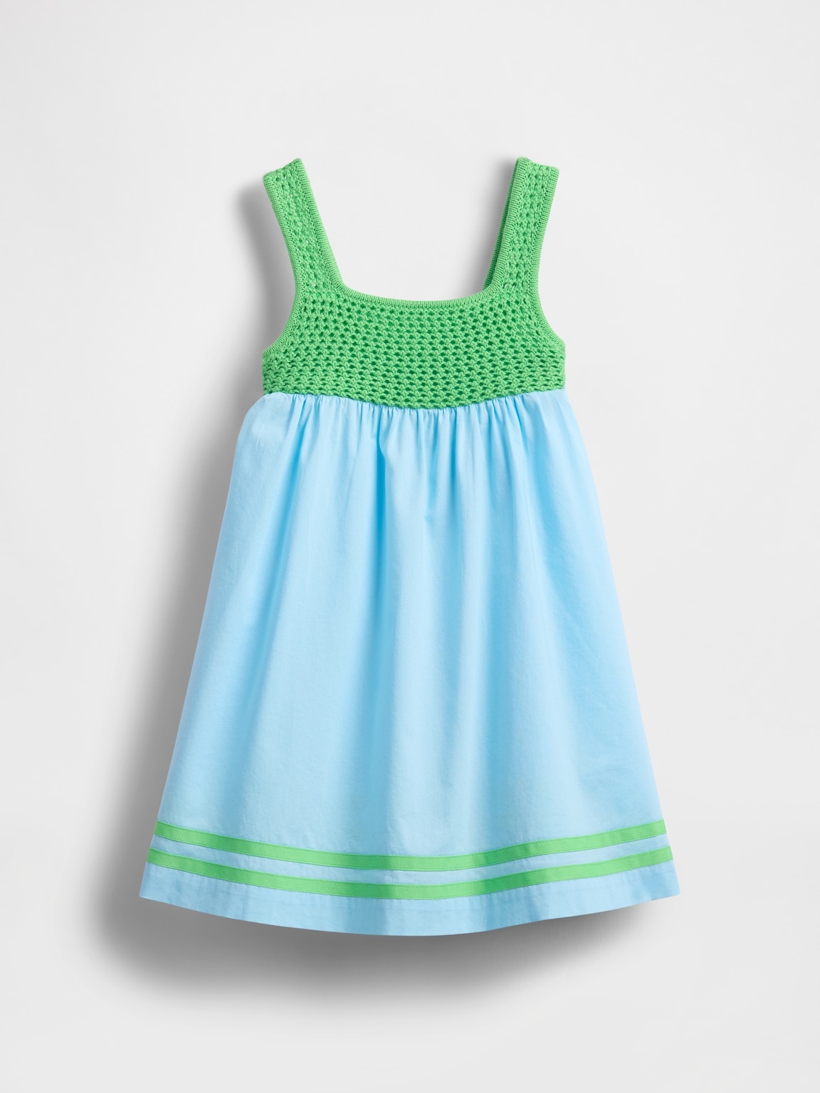 Baby & Toddler Crochet-Yoke Dress