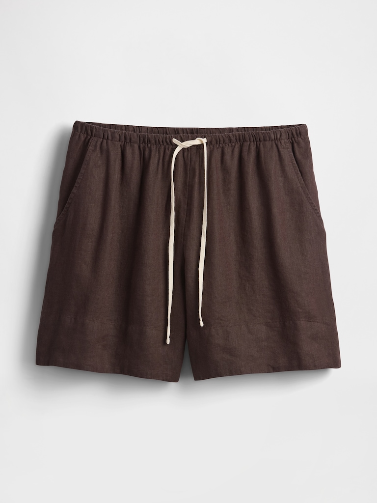 100% Linen Easy Shorts