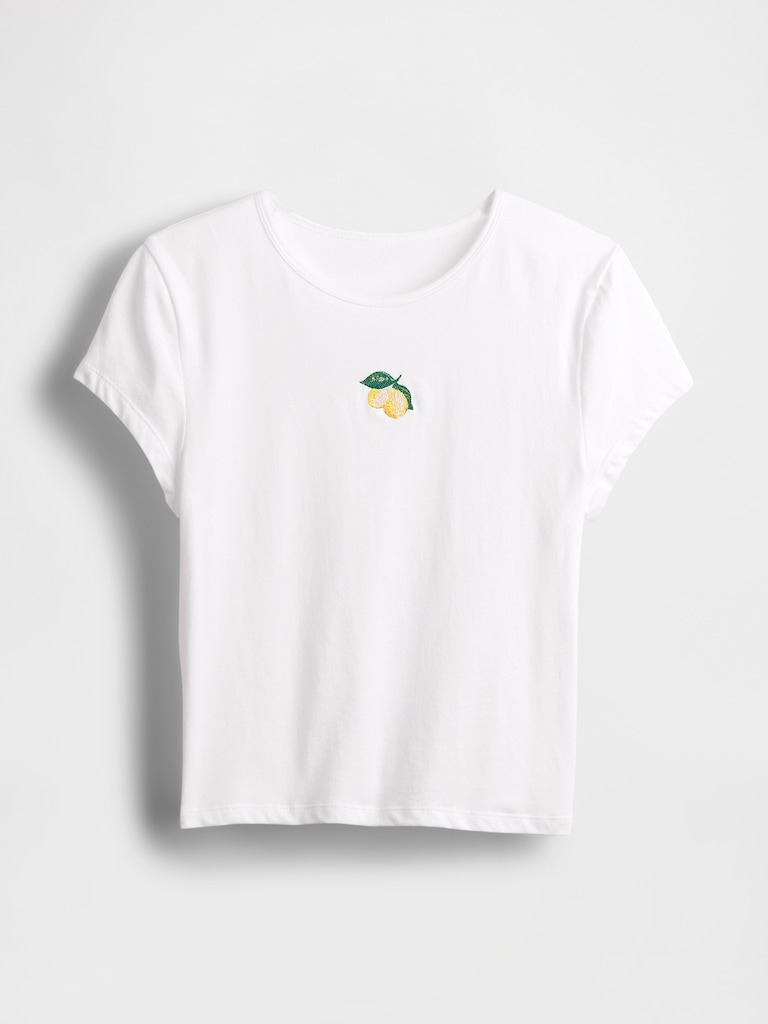 Crop Graphic T-Shirt