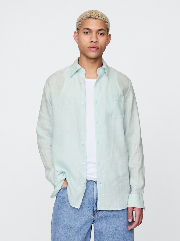 100% Linen Classic Shirt