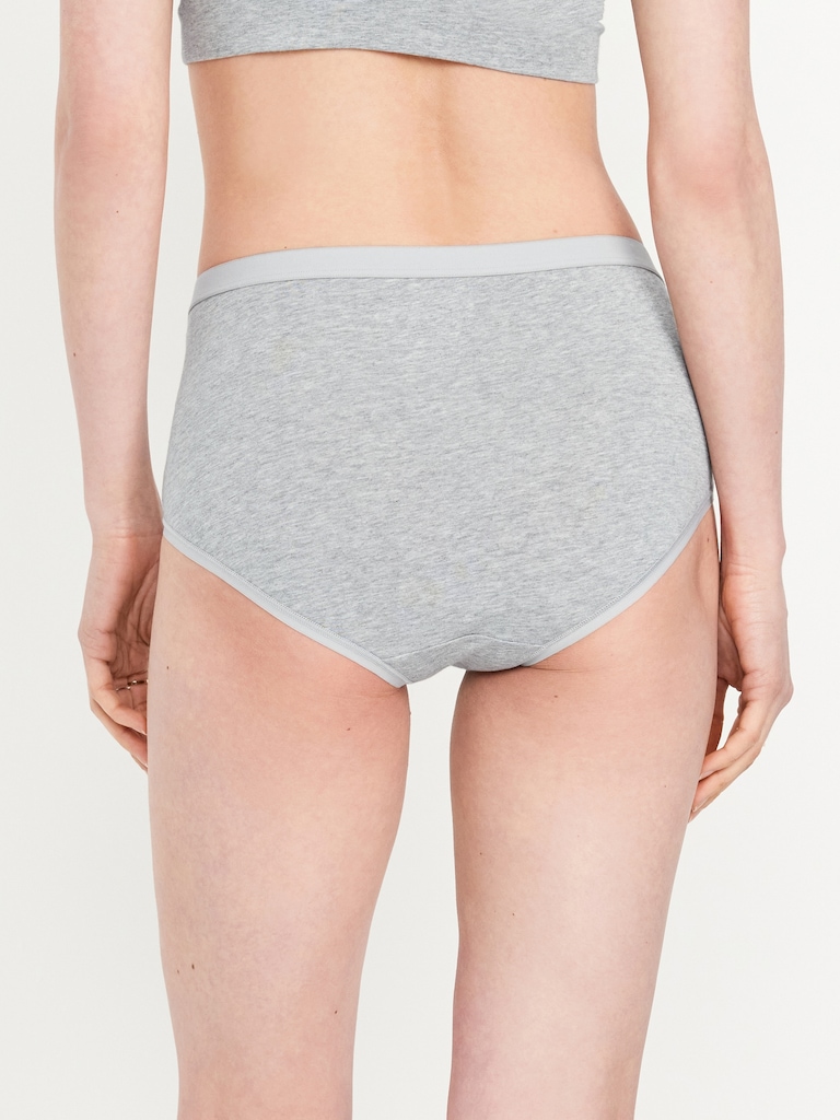 High-Waisted Everyday Brief Cotton Underwear