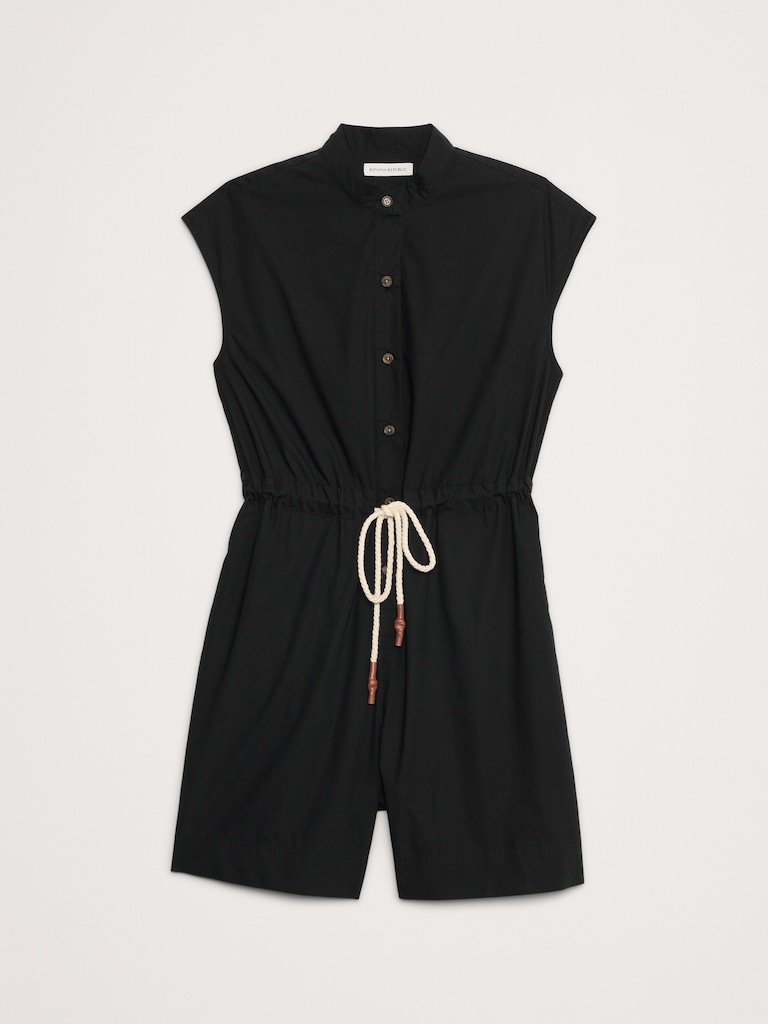 Cotton Poplin Romper