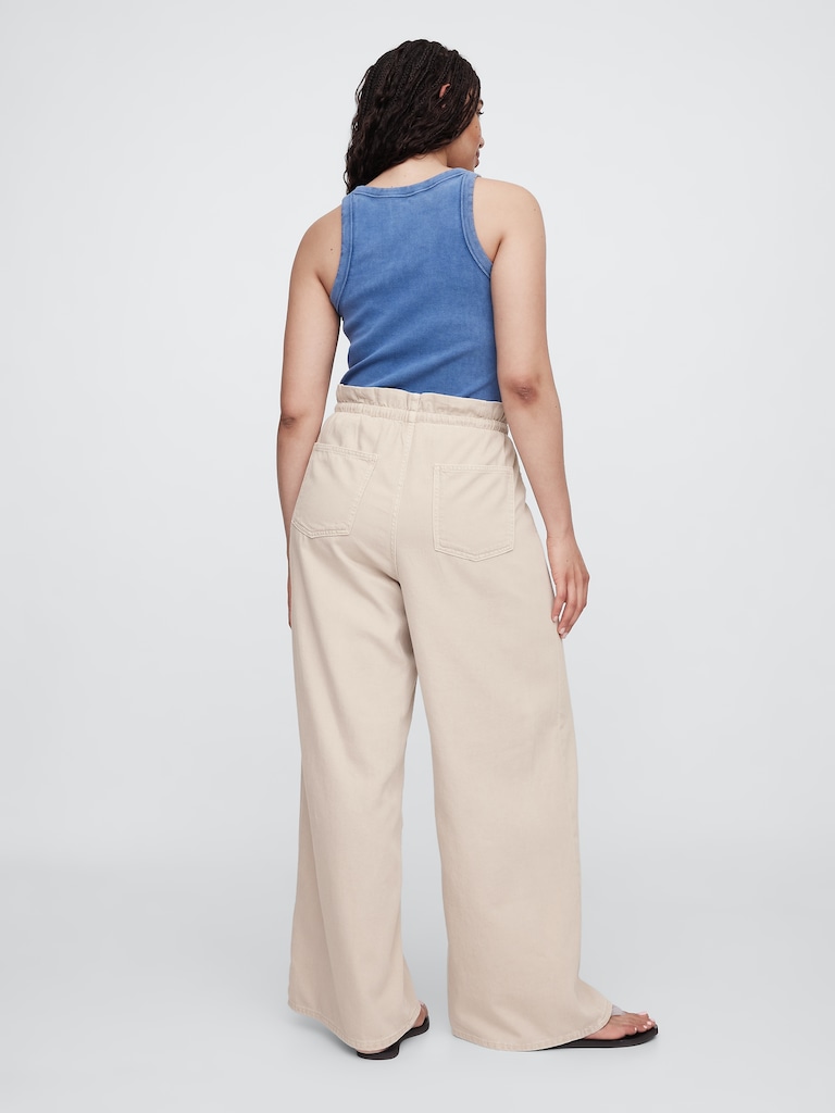High Rise SuperLight Pull-On Baggy Jeans
