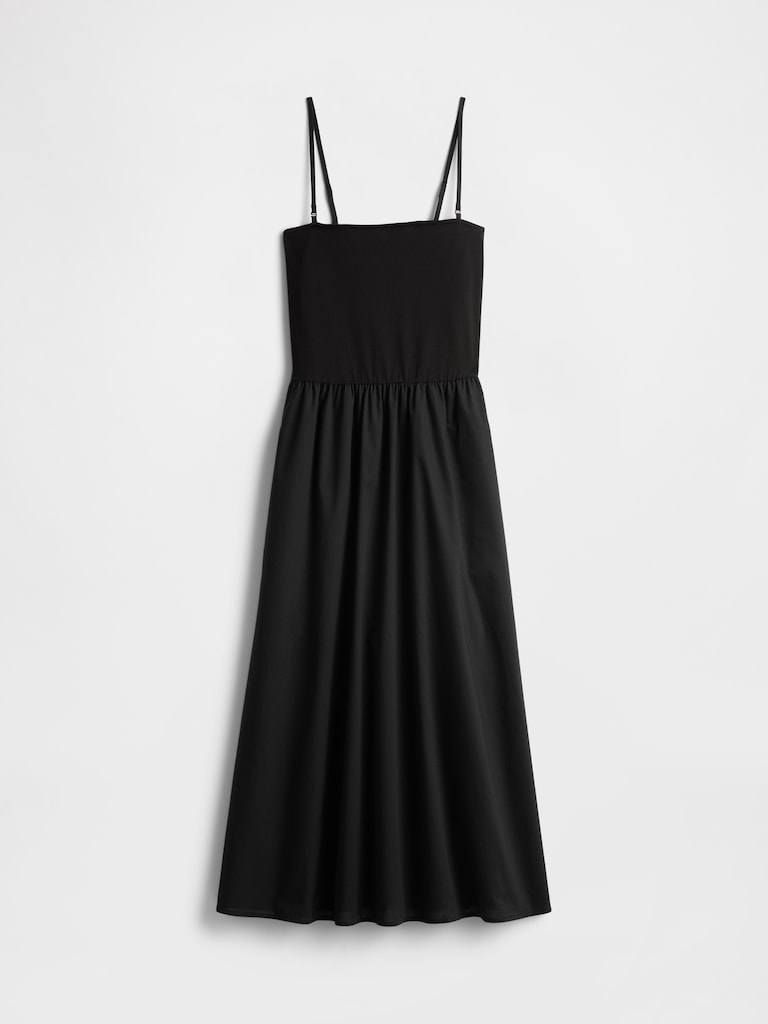 Poplin Midi Dress