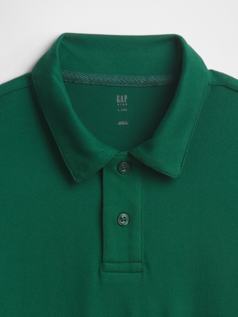 Kids GapFit Recycled Performance Polo Shirt