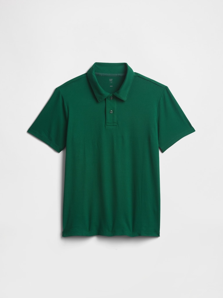 Kids GapFit Recycled Performance Polo Shirt
