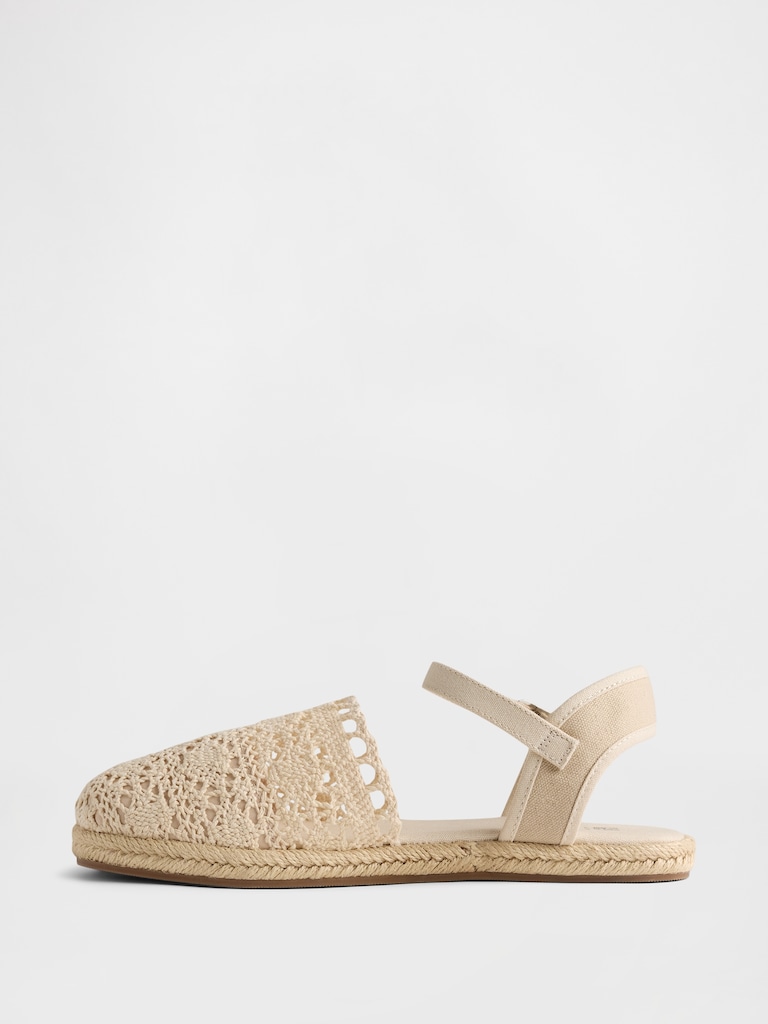 Kids Crochet Espadrilles