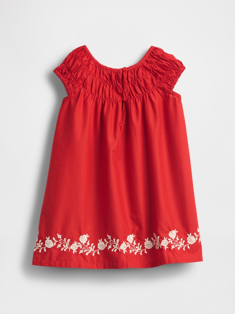 Baby & Toddler Smocked Puff-Sleeve Dress