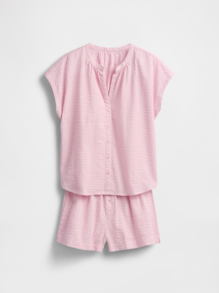 Seersucker Gauze PJ Set