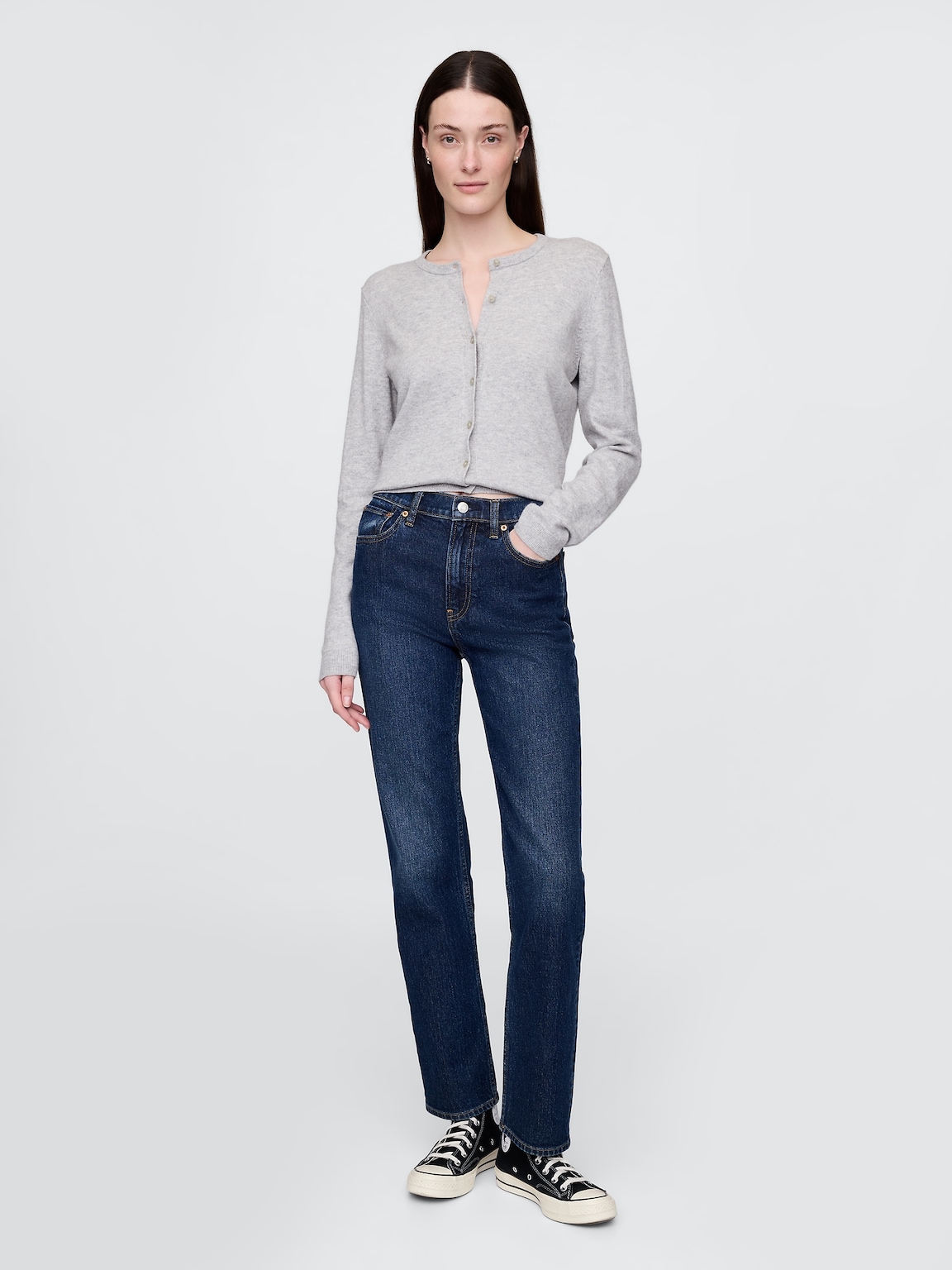 High Rise '90s Slim Straight Jeans