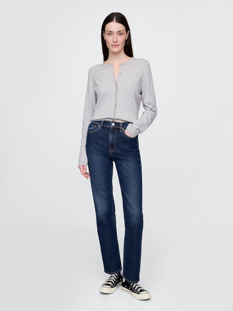 High Rise '90s Slim Straight Jeans